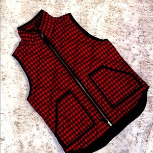 JCrew Factory- Buffalo Plaid Vest